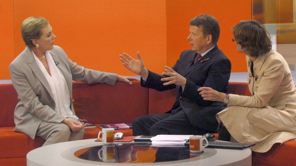 Bill Turnbull, Kate Silverton and Julie Andrews