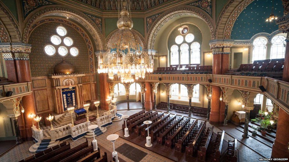 Interior of Sofia synagogue