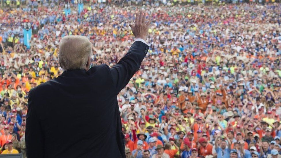 Donald Trump at the Jamboree