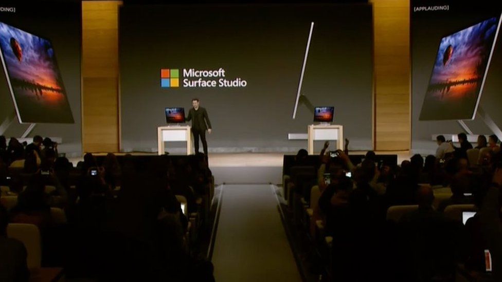 Windows 10 update and Surface Studio PC unveiled - BBC News