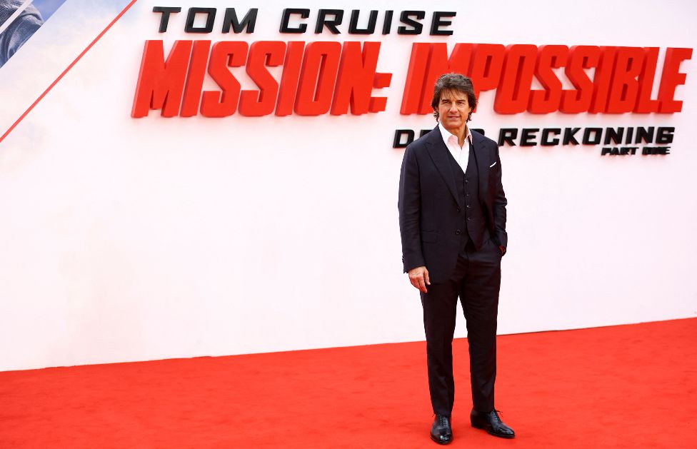 Cast member Tom Cruise attends the U.K. Premiere of 'Mission: Impossible - Dead Reckoning Part One' at the Odeon Luxe, London, Britain, June 22, 2023.
