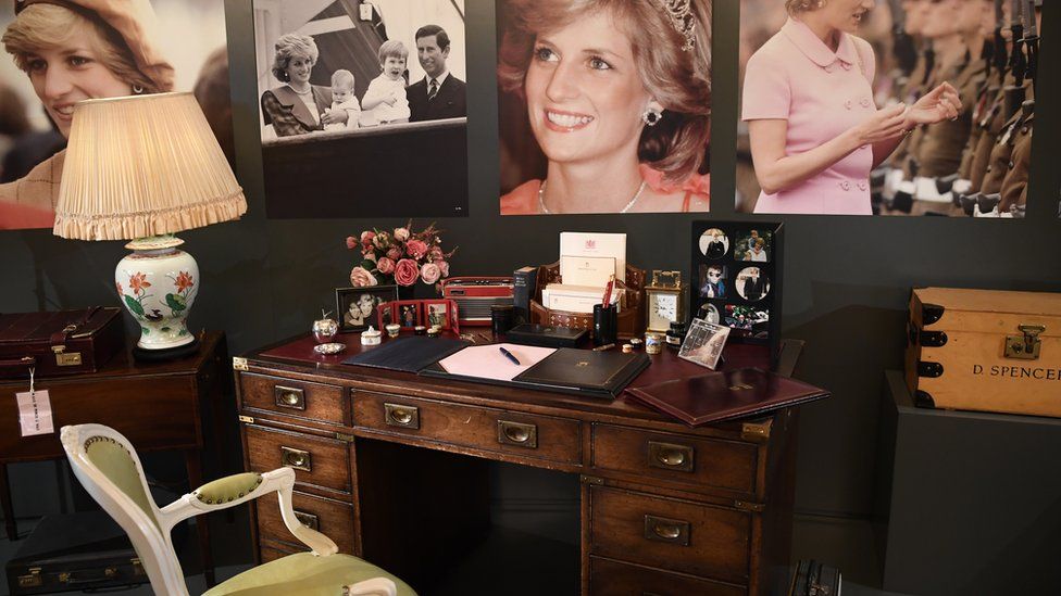 Princess Diana's desk