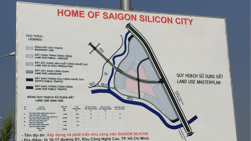 Saigon Silicon City sign