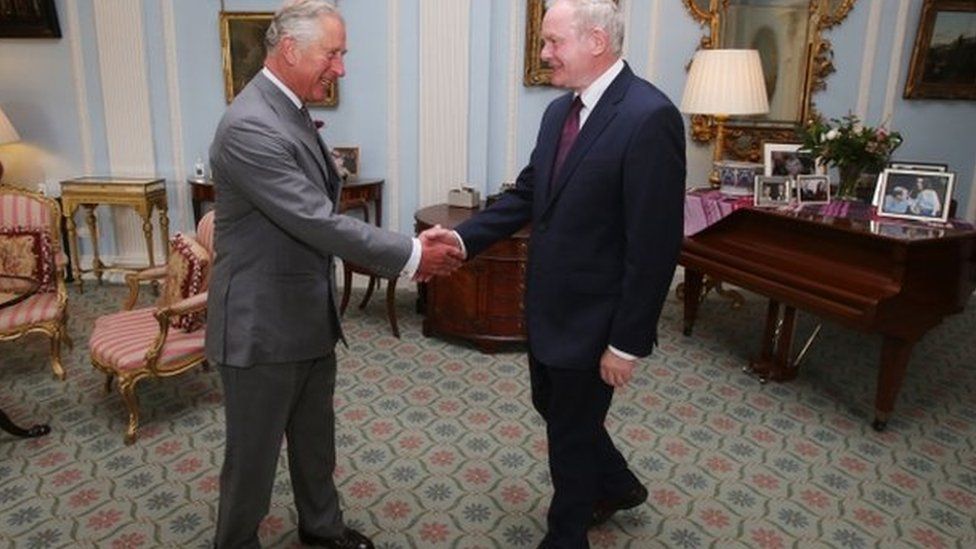 Prince Charles and Martin McGuinness