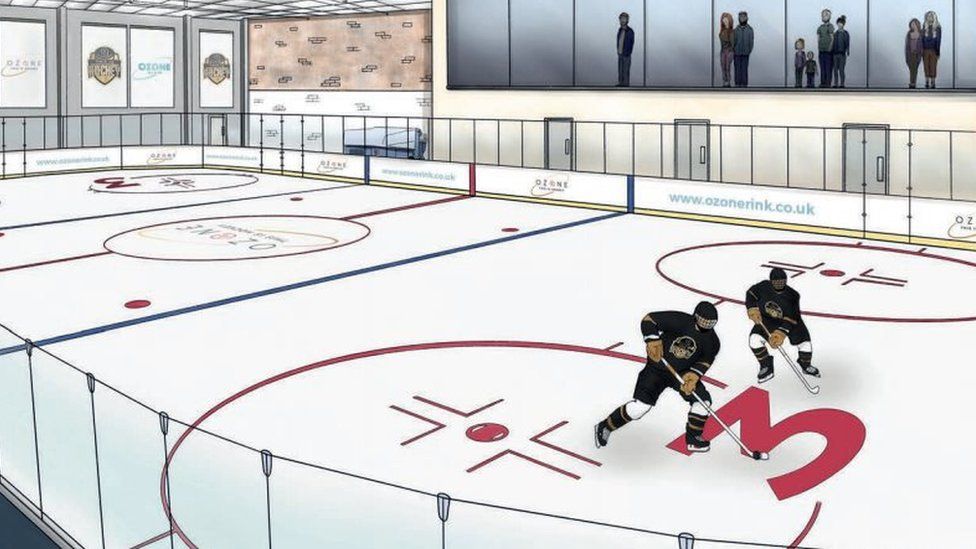 Artist's impression of new ice rink in Bracknell