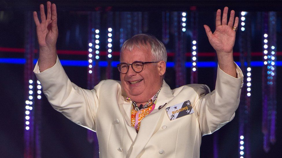 Christopher Biggins is all smiles as he enters the house in July 2016