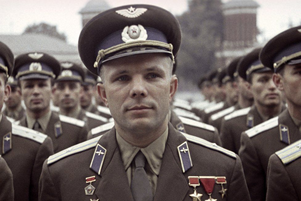 Yuri Gagarin in 1961