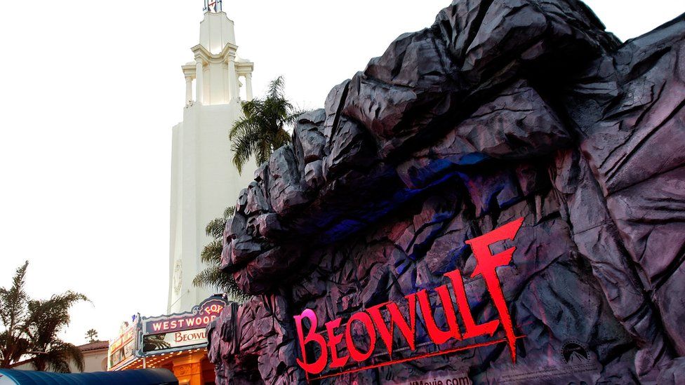 The premiere of the Beowulf film in LA in 2007