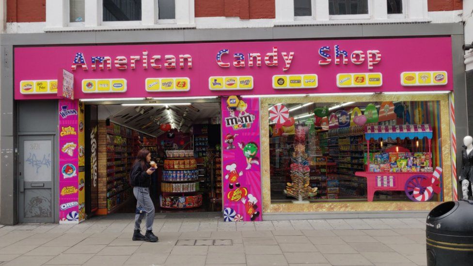 American Candy Shop on Oxford Street
