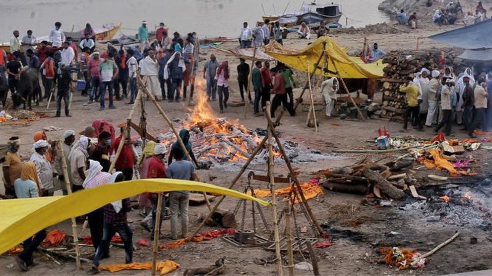 Cremations in Varanasi