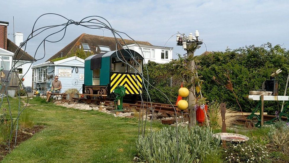 Railway in the garden