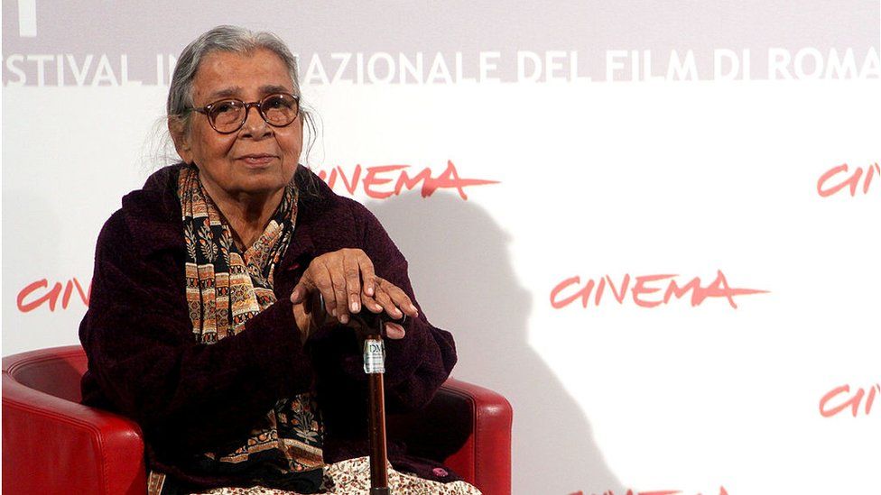 Writer Mahasweta Devi attends the 'Gangor' photocall during The 5th International Rome Film Festival at Auditorium Parco Della Musica on October 31, 2010 in Rome, Italy.