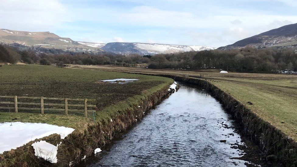 The River Tame near the village of Greenfield in Saddleworth (c) J Woodward