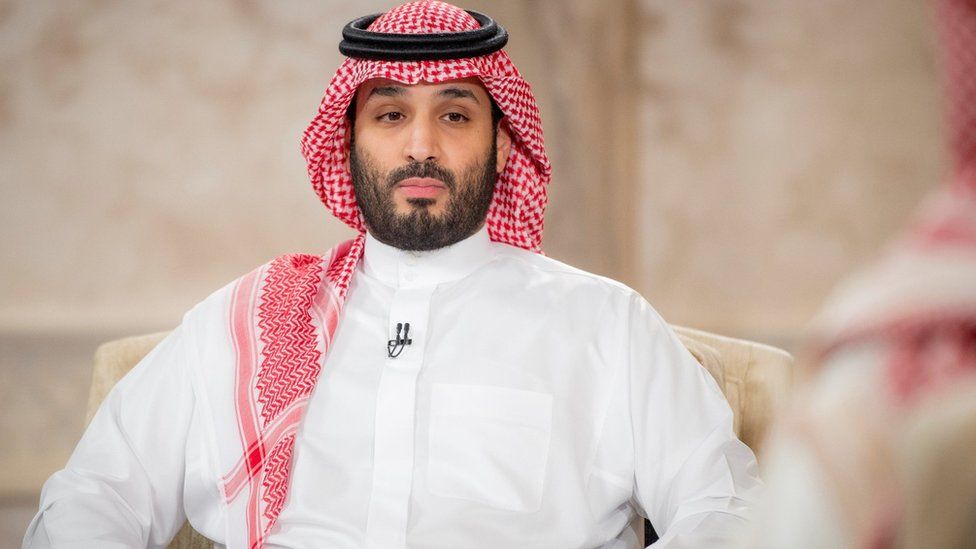 Saudi Crown Prince Mohammed bin Salman is interviewed by Saudi TV (27 April 2021)