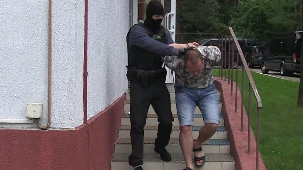 Arrest of Russian suspects in Belarus
