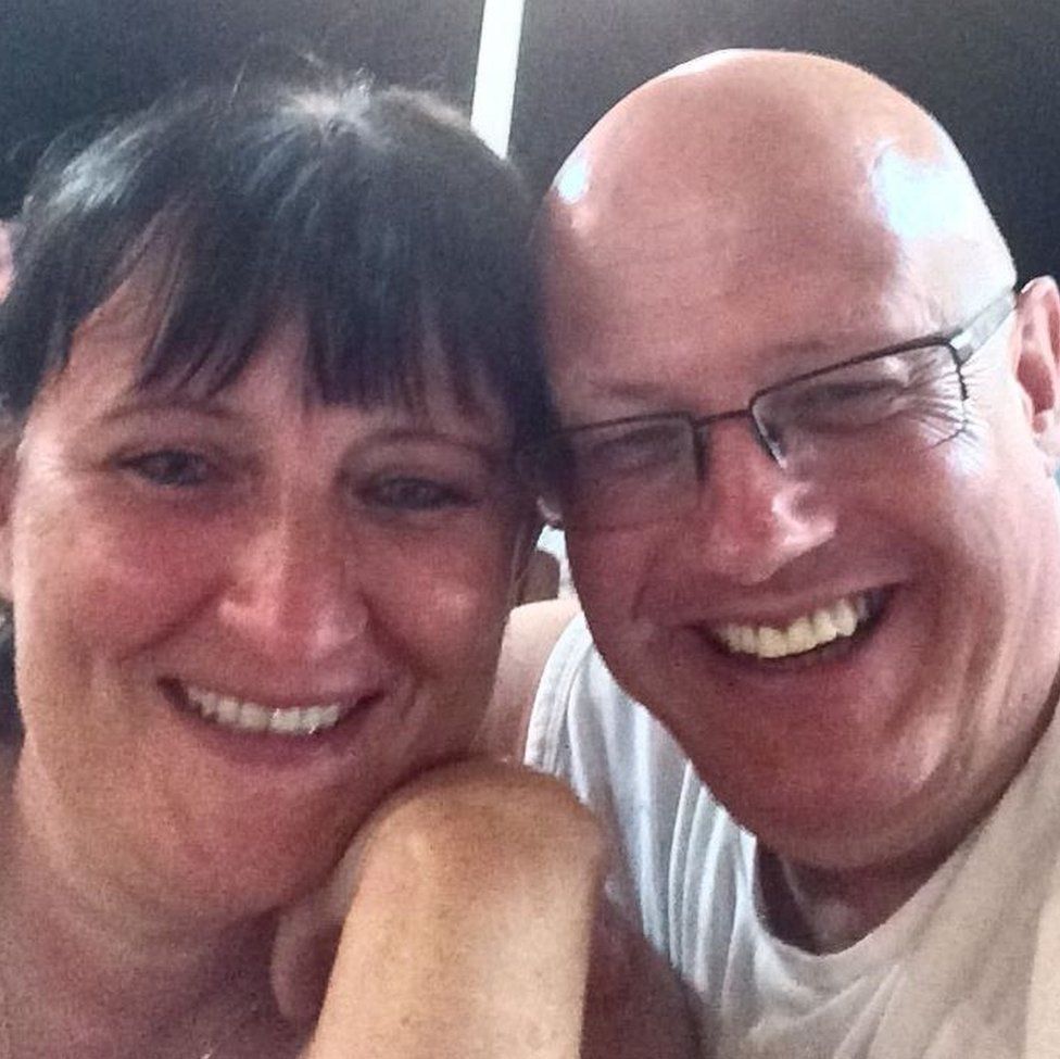 Janet Scott and her husband Chris Scott