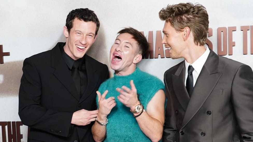 Callum Turner, Barry Keoghan and Austin Butler at the London premiere of Masters of the Air