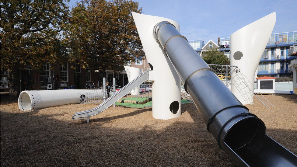 Wikado playground in Rotterdam