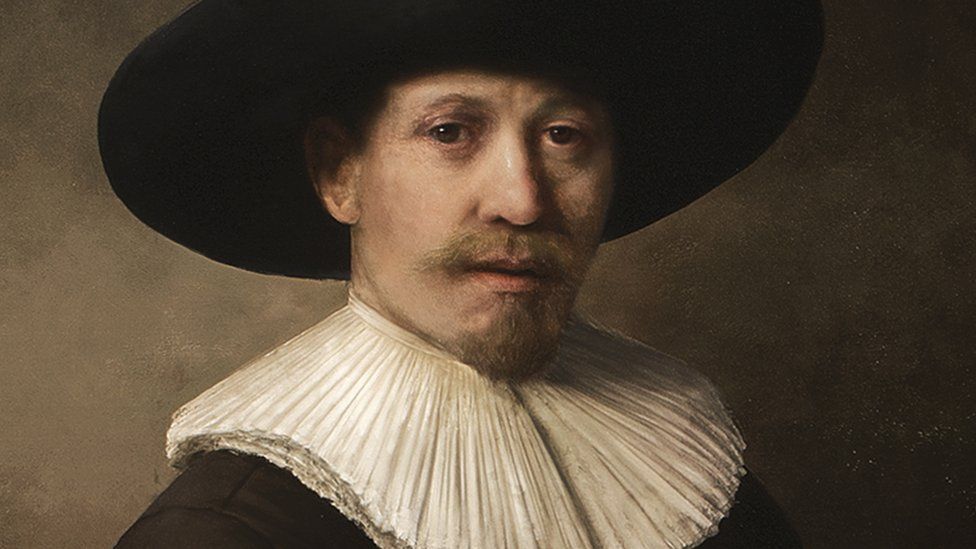 The painting was produced by a computer that had analysed existing Rembrandt works