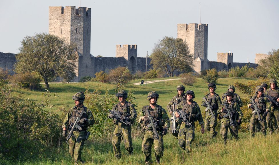Swedish soldiers in Gotland, 14 Sep 16