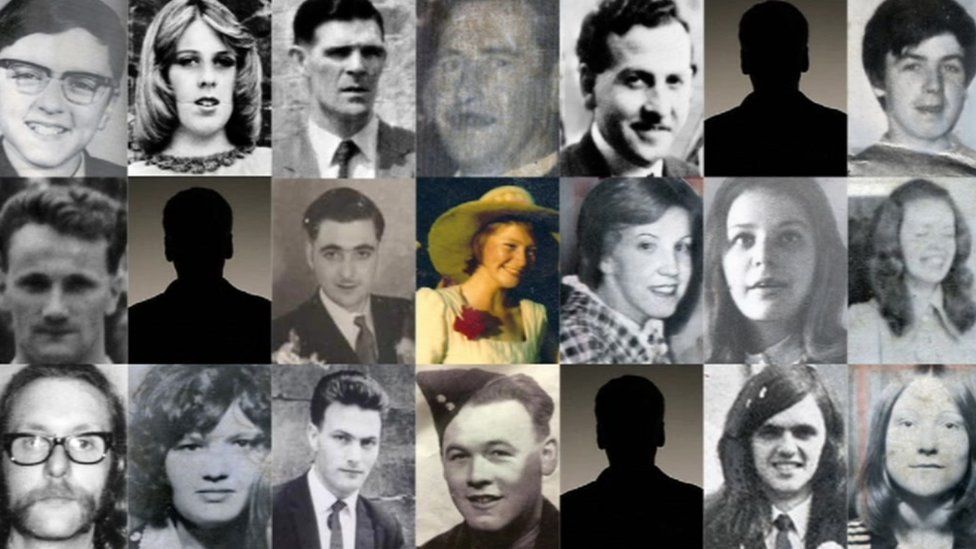 A composite picture of the victims