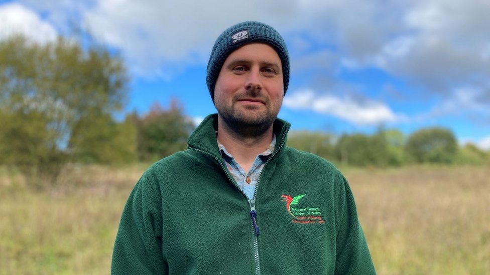 Alex Summers, curator at the National Botanic Gardens of Wales