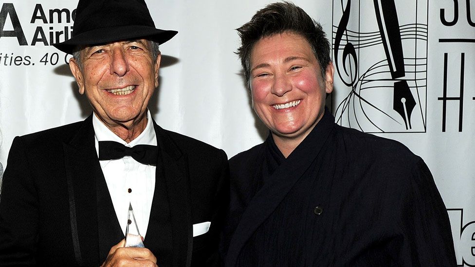 Leonard Cohen and kd lang
