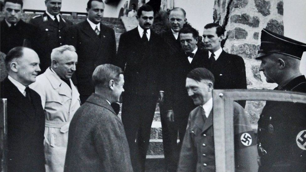 Duke of Windsor and Adolf Hitler