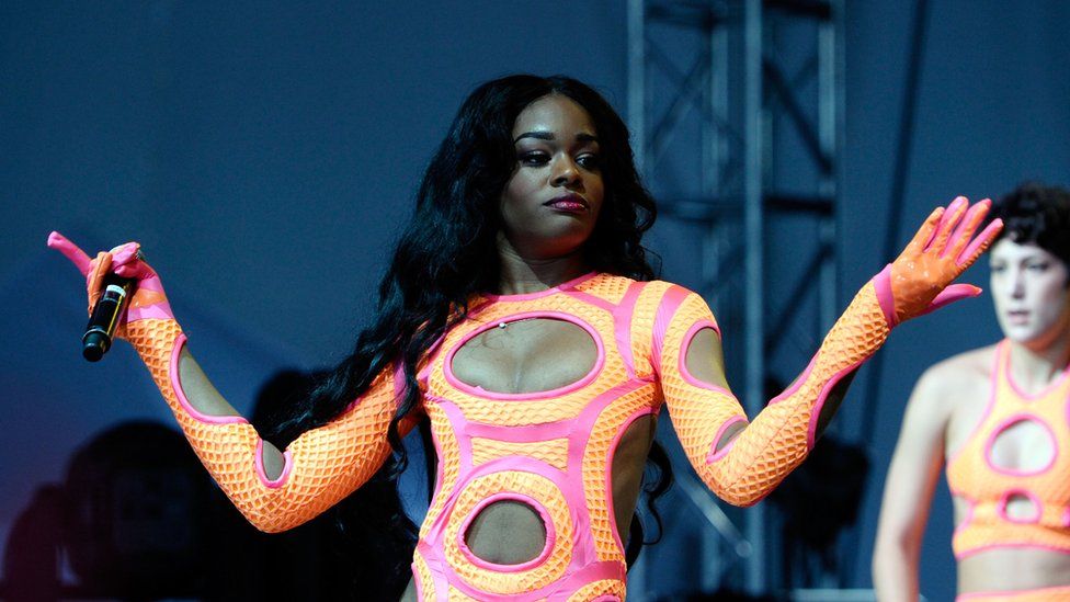 This is a photo of rapper Azealia Banks.
