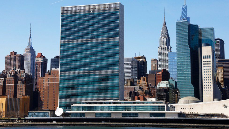 UN headquarters in New York, 2021
