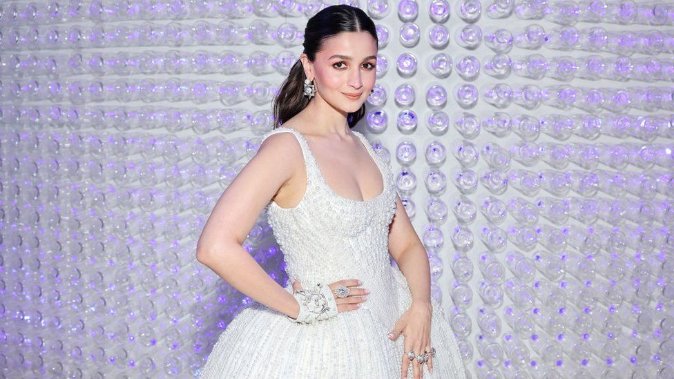 MAY 01: Alia Bhatt attends The 2023 Met Gala Celebrating "Karl Lagerfeld: A Line Of Beauty" at The Metropolitan Museum of Art on May 01, 2023 in New York City. (Photo by Cindy Ord/MG23/shabby graphics for The Met Museum/Vogue)