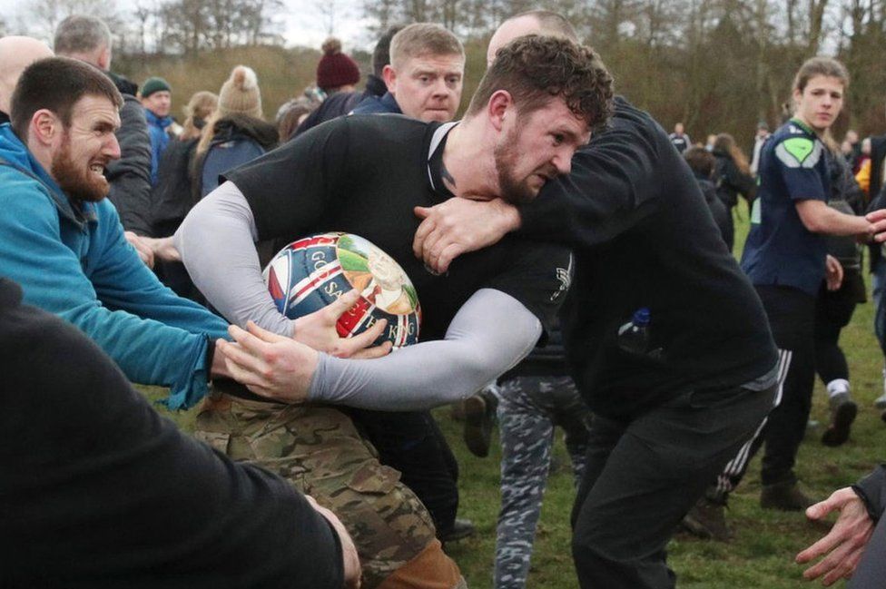 Royal Shrovetide Football in Ashbourne 2023