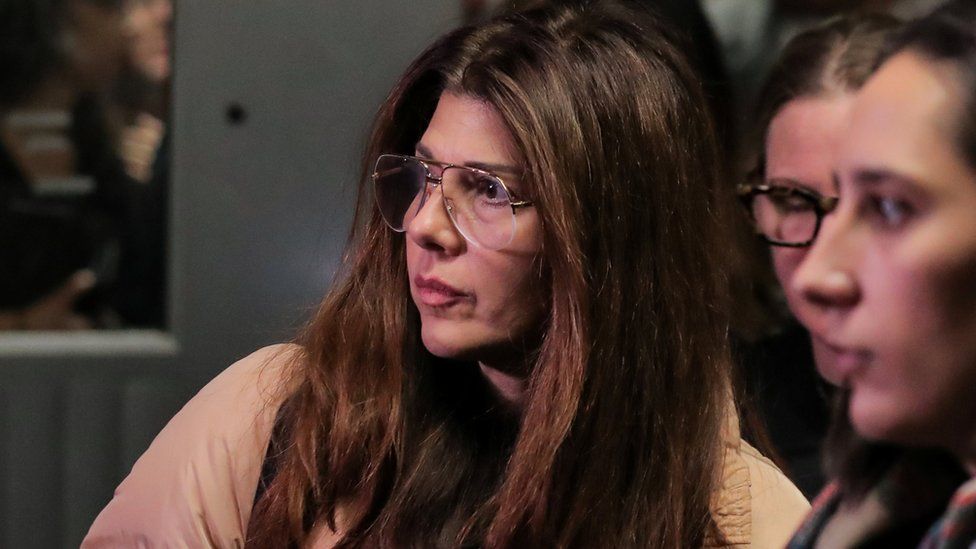 Marisa Tomei at a court hearing for Weinstein in December 2018