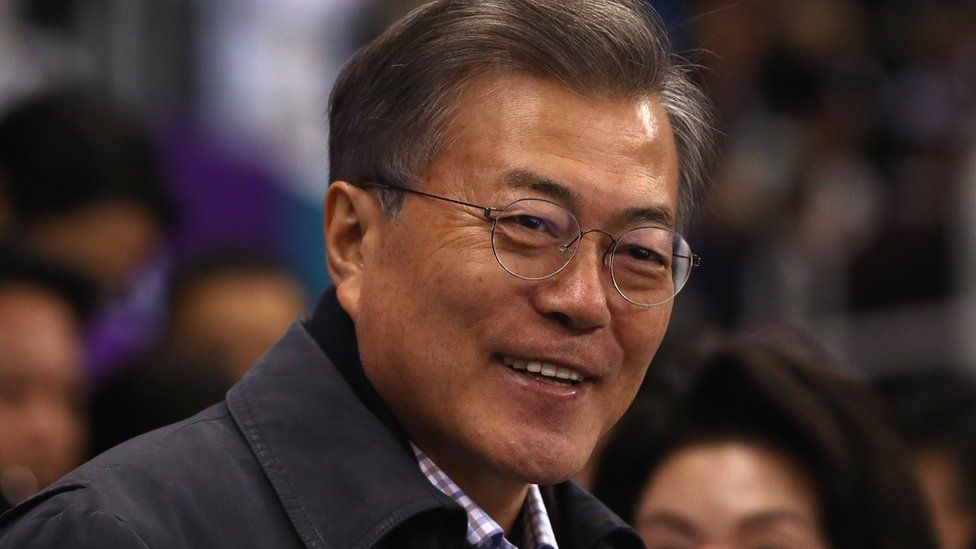 S Korean President Moon Jae-in