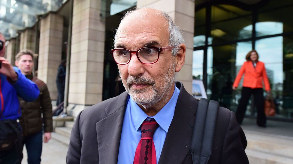 Alan Yentob at Portcullis House before his select committee appearance, October 2015