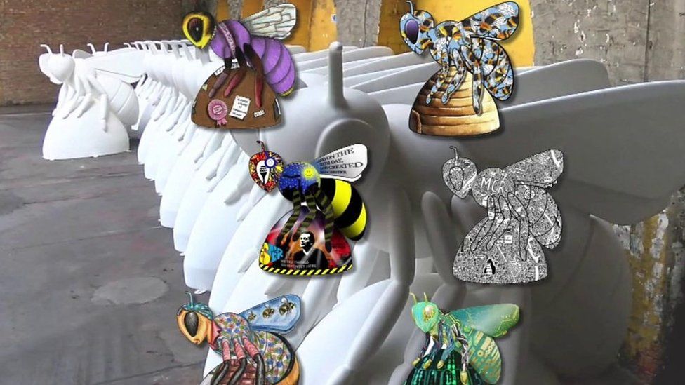 Giant bee designs