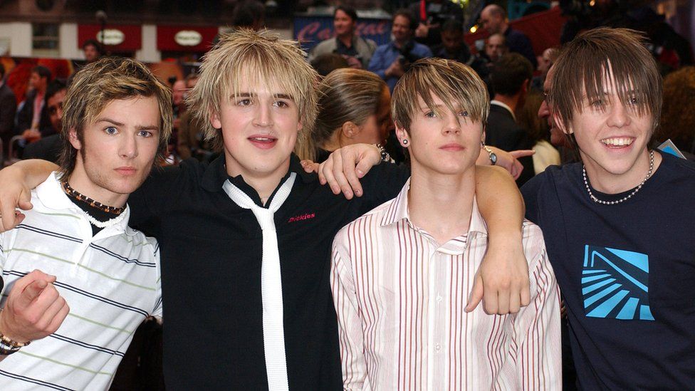 McFly at the Spider-Man 2 premiere in 2004