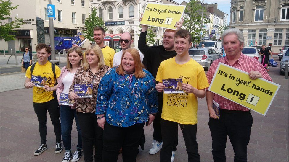 Naomi Long on the canvass trail