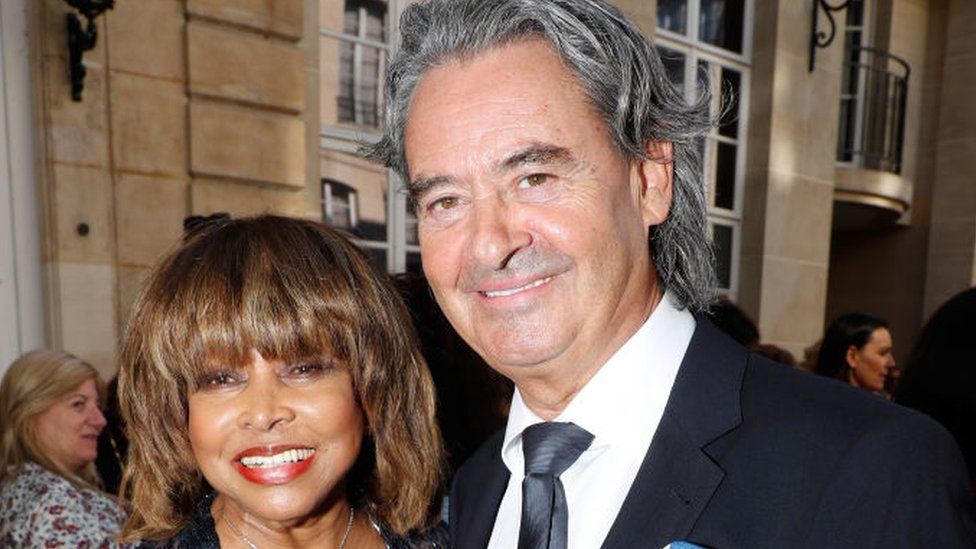 Tina Turner and her husband Erwin Bach