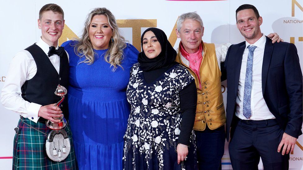 The cast and crew of The Great British Bake Off