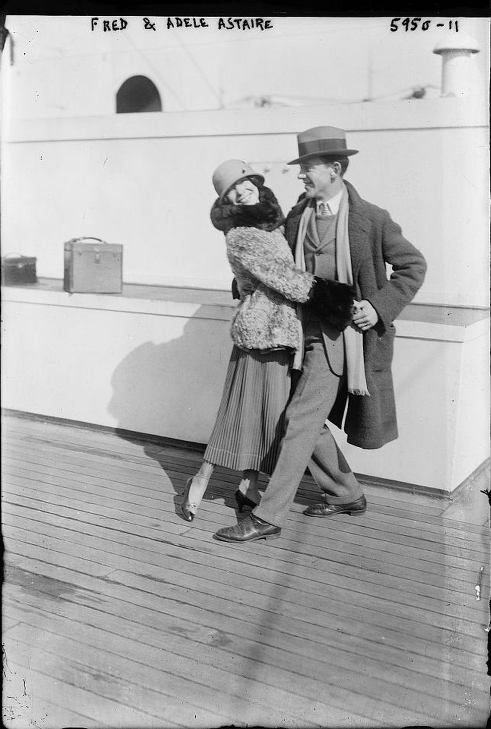 Fred and Adele Astaire bound for London 1922