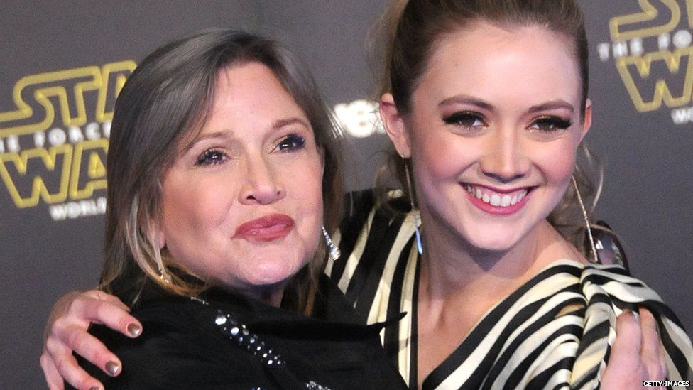 Scream Queens stars support Carrie Fisher's daughter Billie Lourd BBC