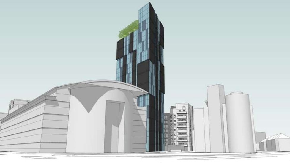 Proposed development on the ITEC site in Butetown