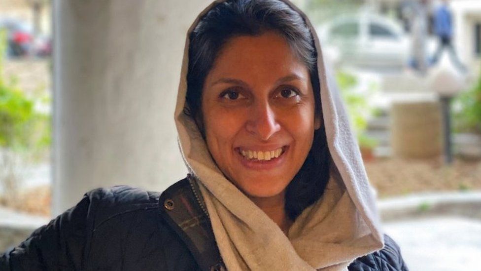 Nazanin Zaghari-Ratcliffe after being released from house arrest in Tehran, March 2021