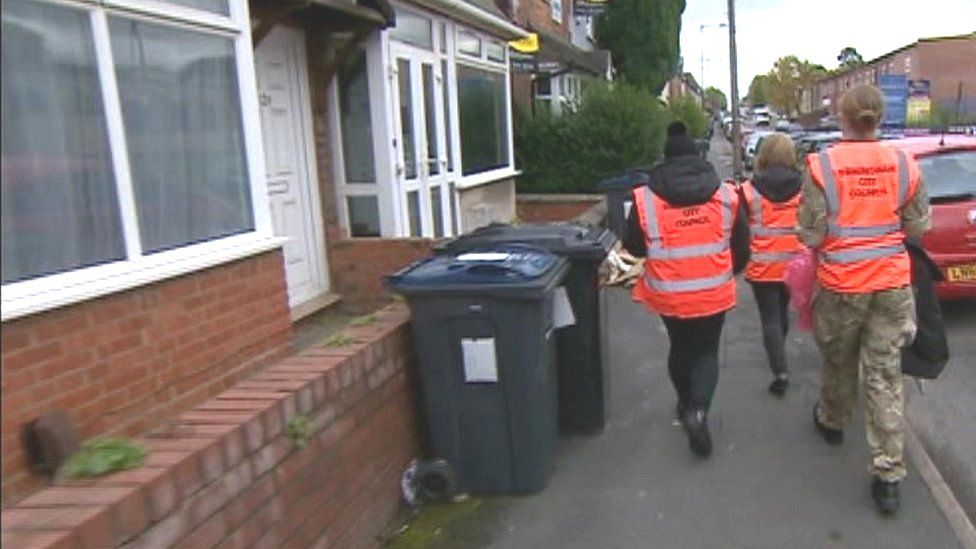 A team out in Selly Oak