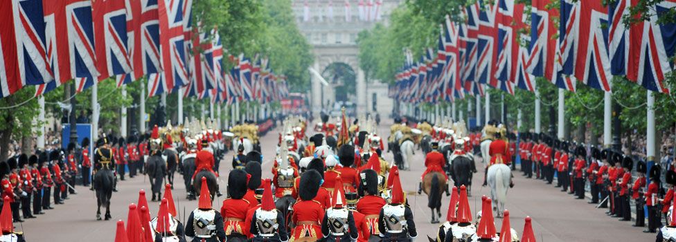 Royal parade in London