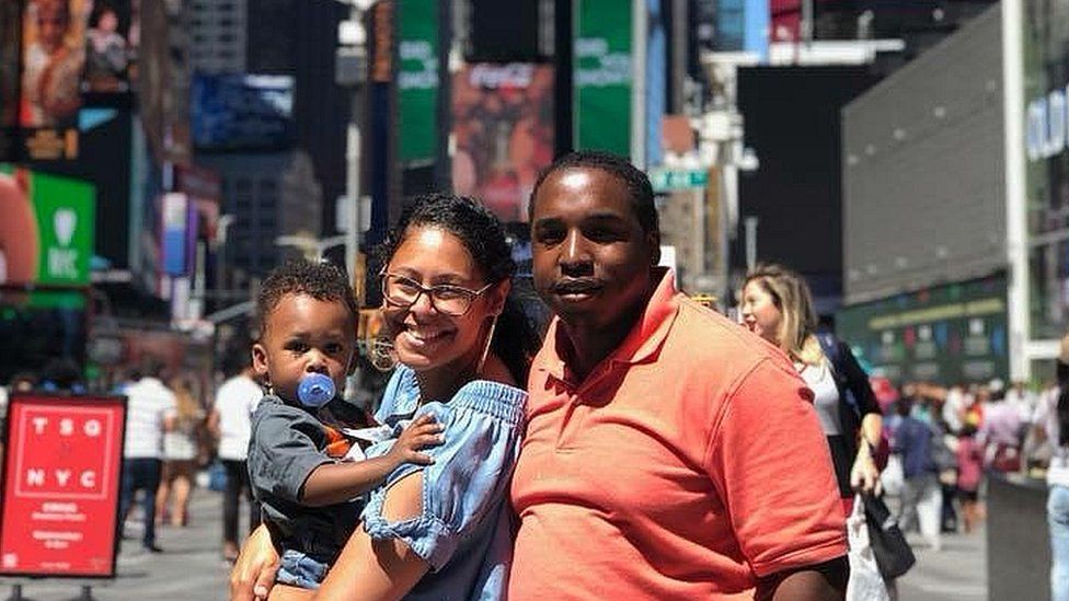 Devon Brown, wife Octavia Brown and their son Nehemiah