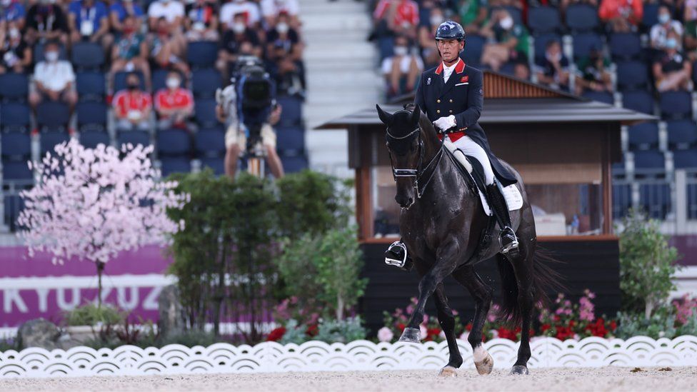 Team GB's Carl Hester riding En Vogue competes in the Dressage Individual Grand Prix Freestyle Final