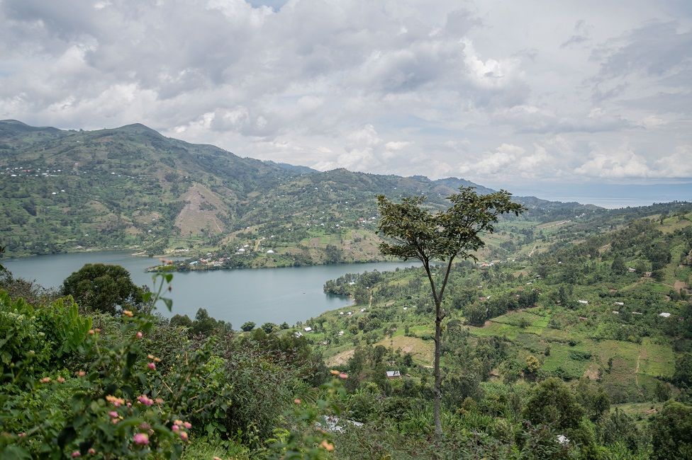 Idjwi is an island in the Democratic Republic of the Congo that lies in the middle of Lake Kivu, facing the cities of Goma and Bukavu in East Africa. With an area of 285 km2, it is the second largest lake island in Africa.