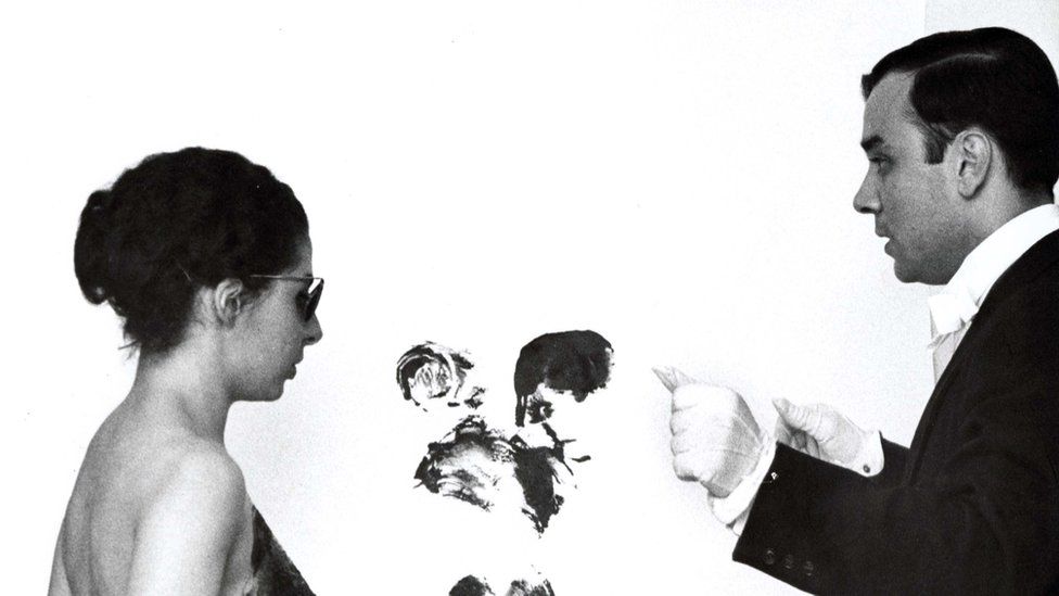 Elena Palumbo-Mosca and Yves Klein